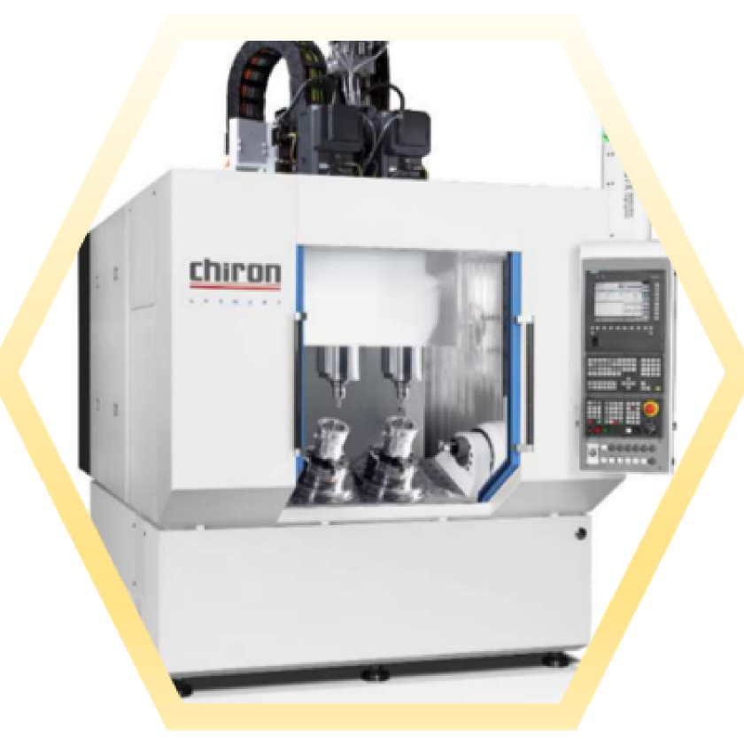 Chiron 5 axis CNC with double spindles