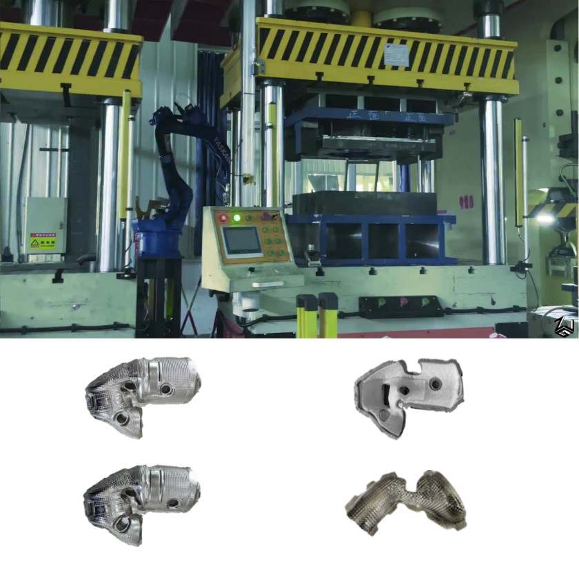 Heat shield automated production line