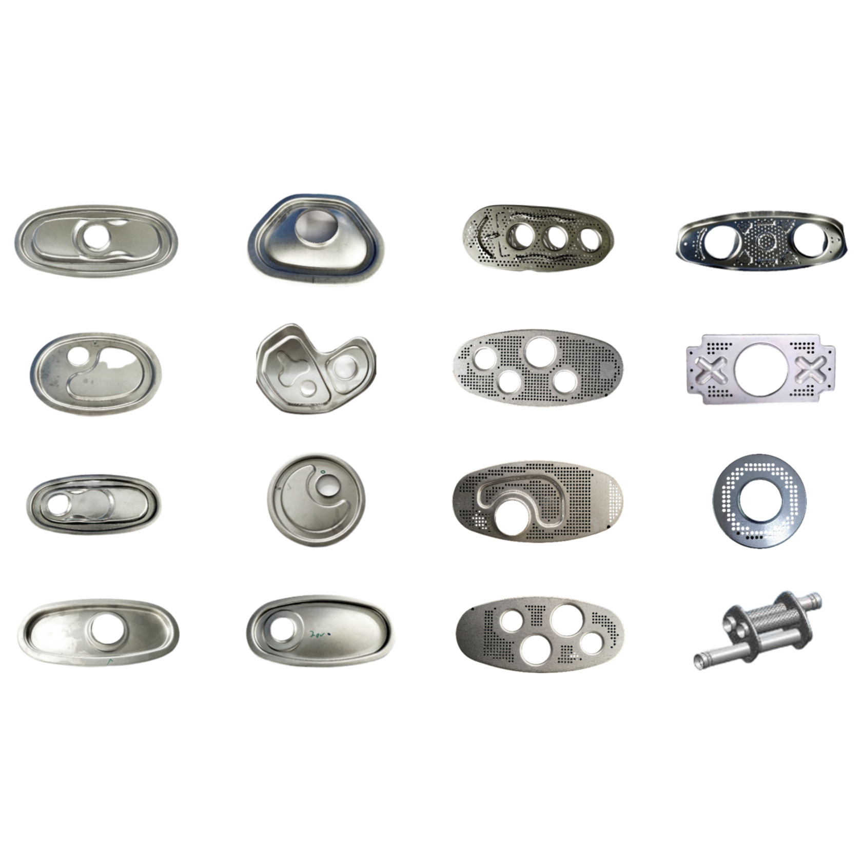 End cap&Baffle plate&Core
